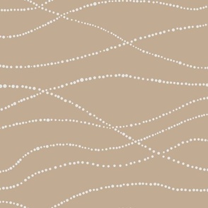 minimalistic dotted line landscape sand