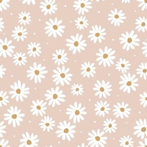 Daisy Flowers (neutral boho color A)