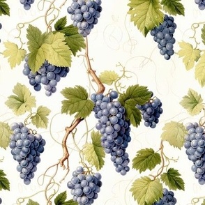 Watercolor Vineyard Elegance