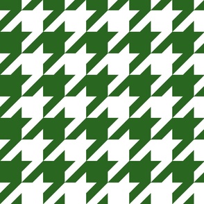 FS Hunter Green Houndstooth Check Large Scale