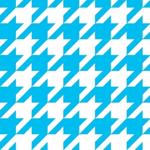 FS Sky Blue Houndstooth Check Large Scale