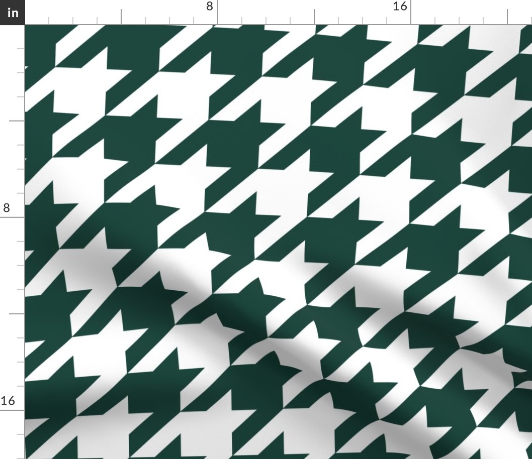 FS Spartan Green Houndstooth Check Large Scale