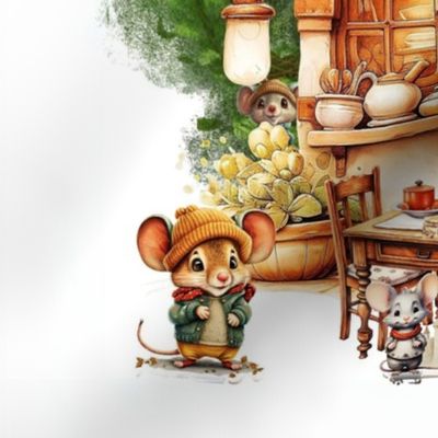 Go to the restaurant of mice