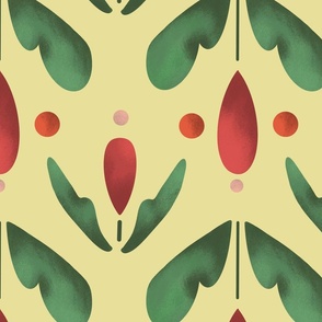 Abstract Floral / Vegtable
