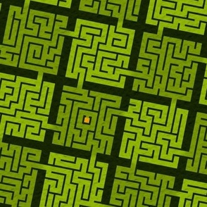 Checkerboard Maze B - pear green