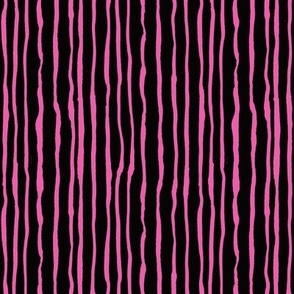 Crooked Stripes Pink and Black