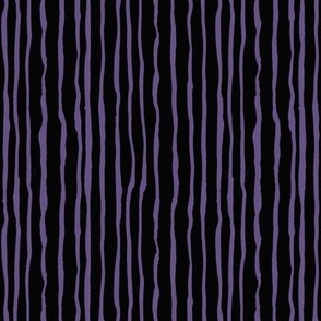 Crooked Stripes Purple and Black