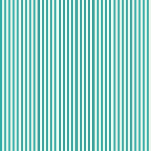TURQ Creme Stripes small scale- Summer-Wallpaper