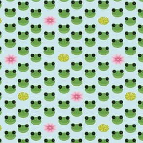 Frogs in Lily Pond MEDIUM