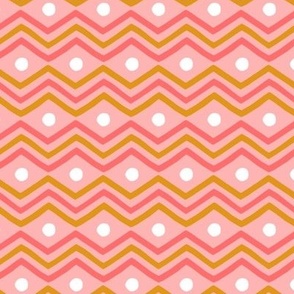 Easter Fun Zigzag on pink