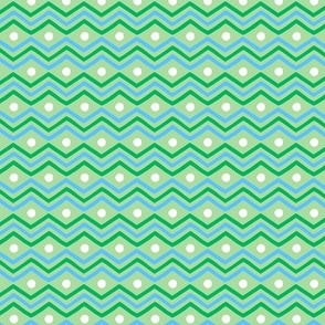 Easter Fun Zigzag on green (small)
