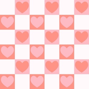 Checkered Theme with Hearts