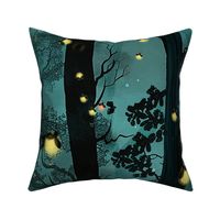 L  fireflies forest magic T289