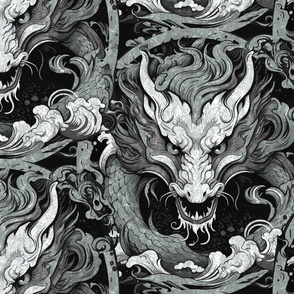 Year of the Dragon Gray