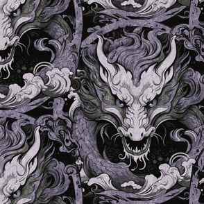Dragons Dark Purple