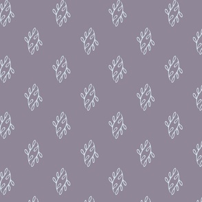 Grandmillennial Damask Fauna Purple Lavender Wallpaper