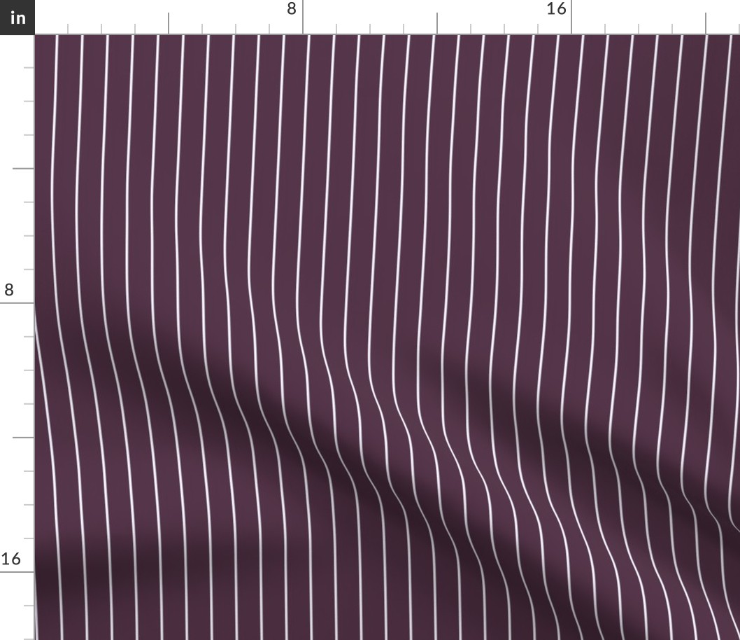 Classic Pinstripe Italian Plum 533146 and Lucent White F4F7FF NY Top Ten