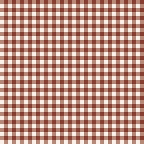 Falling Ginkgo Leaves Gingham // Red // 6