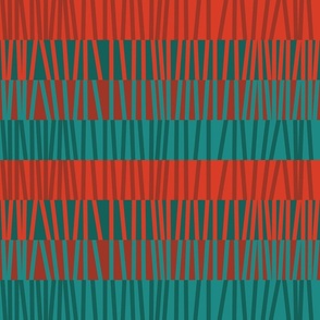 Broken Line Mod Stripe-Latin Jazz Palette