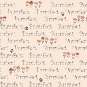 Purrrfect fabric (boho blush)