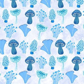 Mono Mushrooms Blue