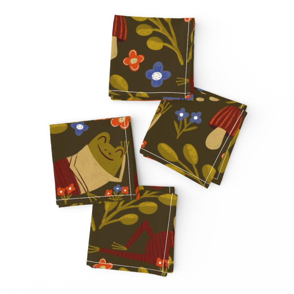 Whimsical Forest Frogs | LG Scale | Green