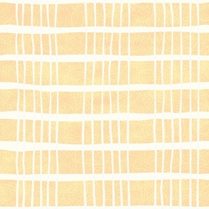 (L) Minimalist Modern Stripes Coastal Yellow and Tangerine Texture