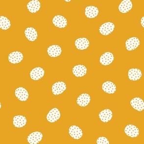 Organic Dots Mustard
