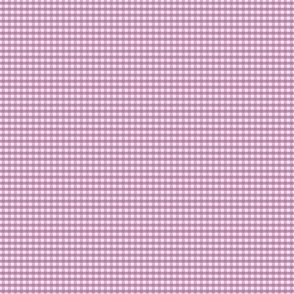 1/16 inch Micro (xxxs) Crocus spring purple gingham check - violet bright cottagecore nursery baby girl country plaid - perfect for wallpaper bedding tablecloth