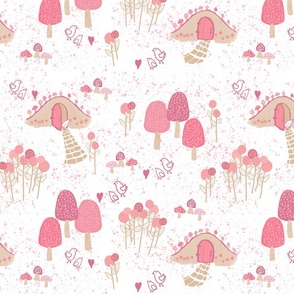 (L) Whimsical Pink Forest 