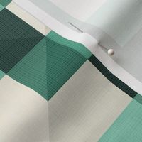 Geometric green squares of transparency with texture