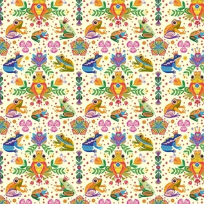 Folk Frogs & Floral Fantasia