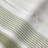 Angelina's Sage Green French Stripes