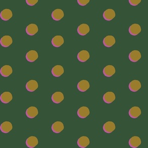 Pop Dots green/gold