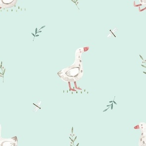 Goose - Neutral Baby Nursery (soft mint-10)