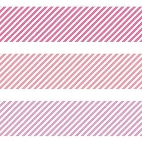 small stripes / pink and purple / B