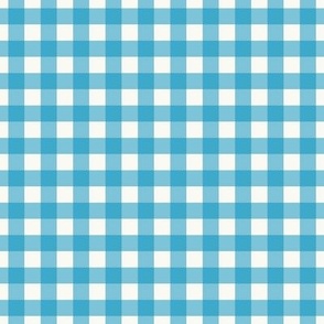 Deep Turquoise Gingham Check