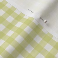 Lime Green Gingham Check