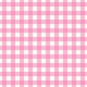 Bright Pink Gingham Check
