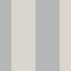 2” Vertical Stripes, Grey and Taupe