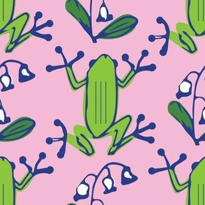 Frogs aplenty_pink