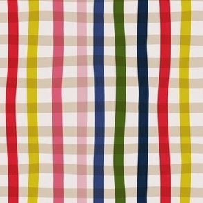 fun multicolor stripes - small scale