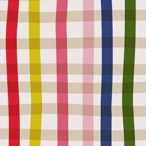 fun multicolor stripes - large scale