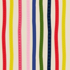 mullticolor pattern stripes - small scale