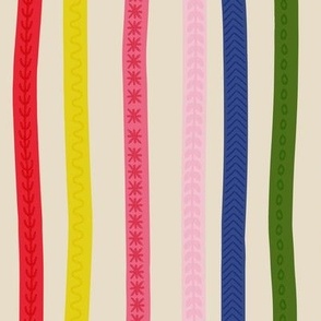 multicolor pattern stripes - large scale