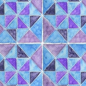 Quilted Triangle - Mystic