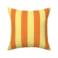 2” Marigold and Butter Vertical Stripes