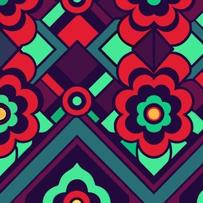 Floral 70s Design