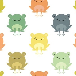 retro frogs