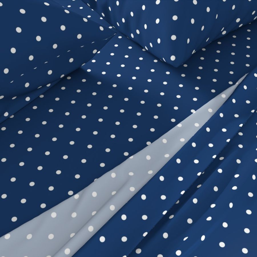 Valentine Dark Blue Dots